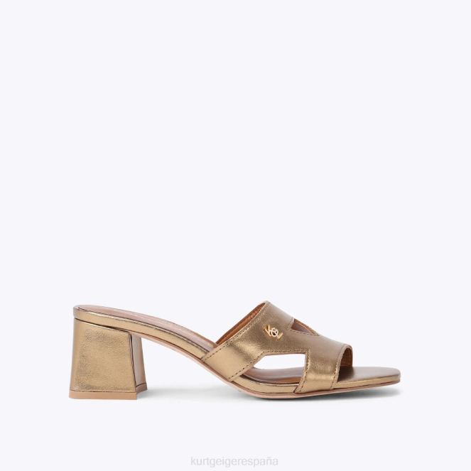 Kurt Geiger mujer bloque de odina de londres 2LPR446 | calzados oro